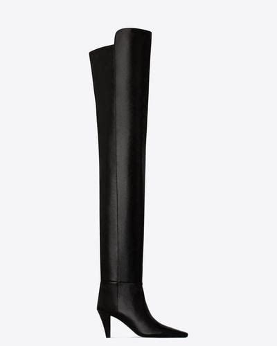 ysl suede over the knee boots|JILL over.